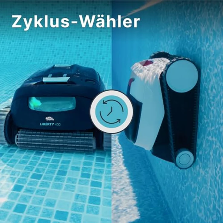 Dolphin LIBERTY 400 kabelloser automatischer Poolstaubsauger mit Eco-Modus und MyDolphin App – Bild 6