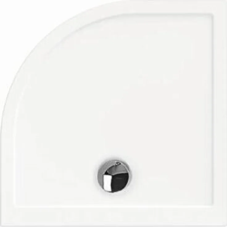 Hoesch 4460.010 DW Samar Viertelkreis 1000x1000x30 Badewanne, Acryl, weiß