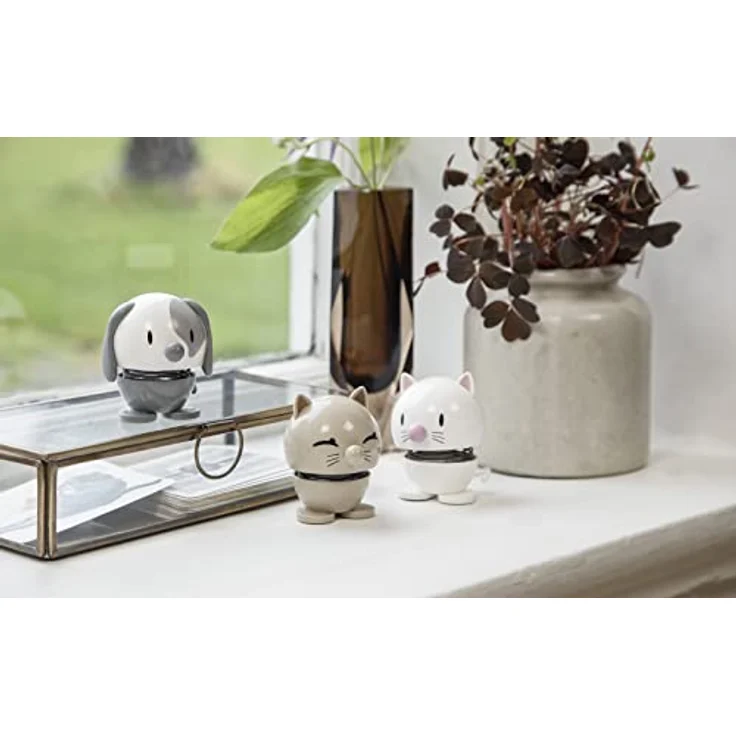 Hoptimist Small Bunny, Wackelfigur, Hase Wackel Figur, Ostern, Dekoidee, Dekoration, Kunststoff, Latte, H 9 cm, 9011-95 – Bild 7