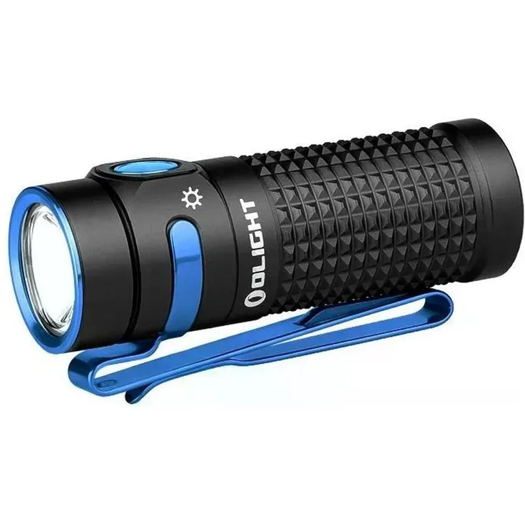 Olight Baton 4 Taschenlampe (6.30 cm, 1300 lm, Schwarz)
