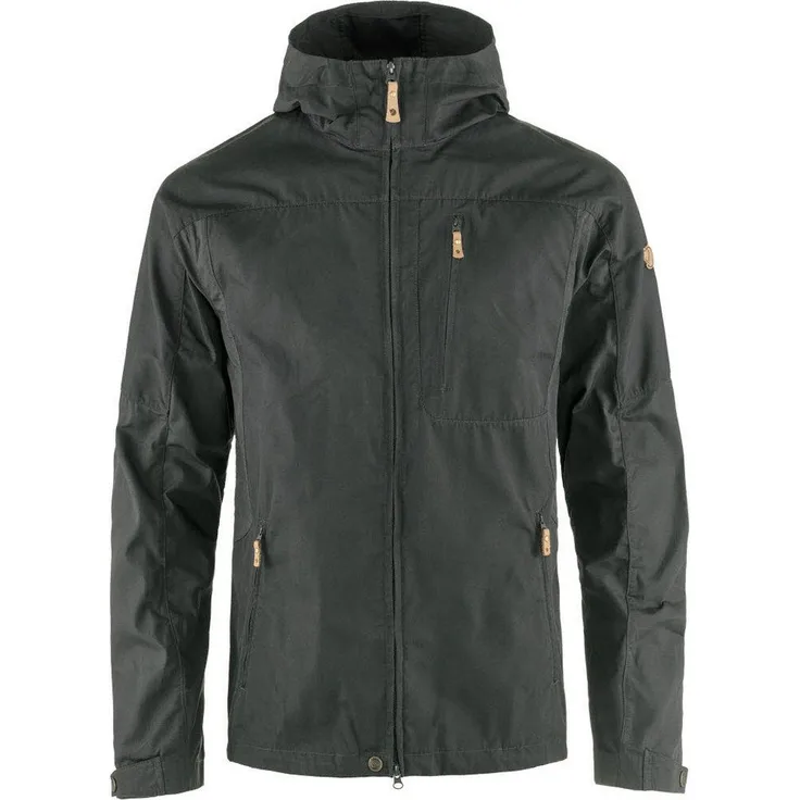 Fjällräven Anorak Sten Jacket M, Arbeitsjacke aus strapazierfähigem G-1000 Lite, dunkelgrün