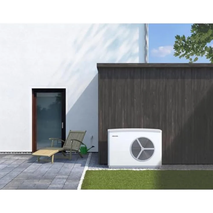 Stiebel Eltron WPL 20 A Luft/Wasser- Wärmepumpe A++ 2000W, für kalte Winter geeignet, leise Betriebsgeräusche, 55 °C Vorlauftemperatur, blau – Bild 4