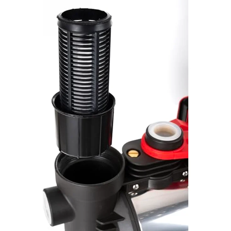 LEHMANN Gartenpumpe, 900 W, 3600 L/H, 4,2 bar, Induktionsmotor, bürstenlos, Thermischer Schutz, IP X4, Wasserfilter, Max. Ansaugtiefe 8 m, Max. Entladehöhe 42 m, Kabellänge 1 m – Bild 4