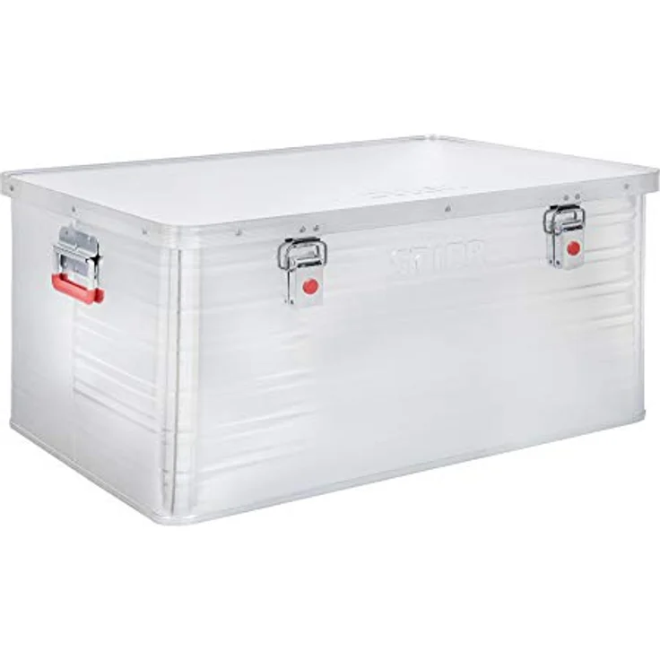 Stier Werkzeugkoffer Alubox, robuste Aluminium-Box mit gummierter Dichtung, stapelbar, spritzwassergeschützt und mit verchromtem Stahlverschluss – Bild 8