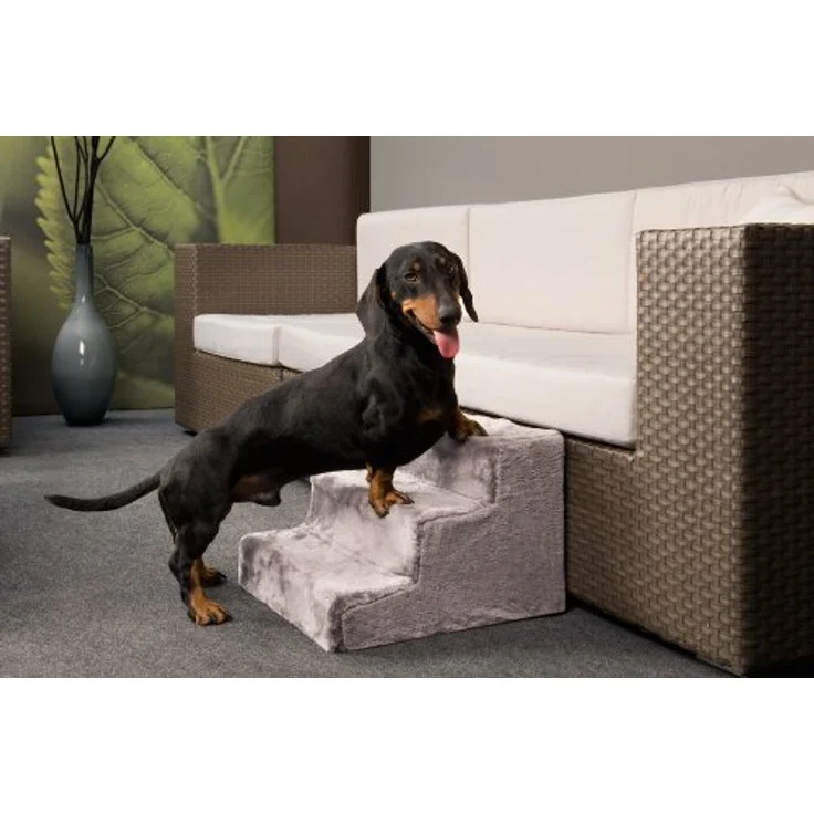 Karlie 60028 Easy Step Hundetreppe L: 43 cm B: 41 cm H: 29 cm grau - Preisvergleich – Bild 2