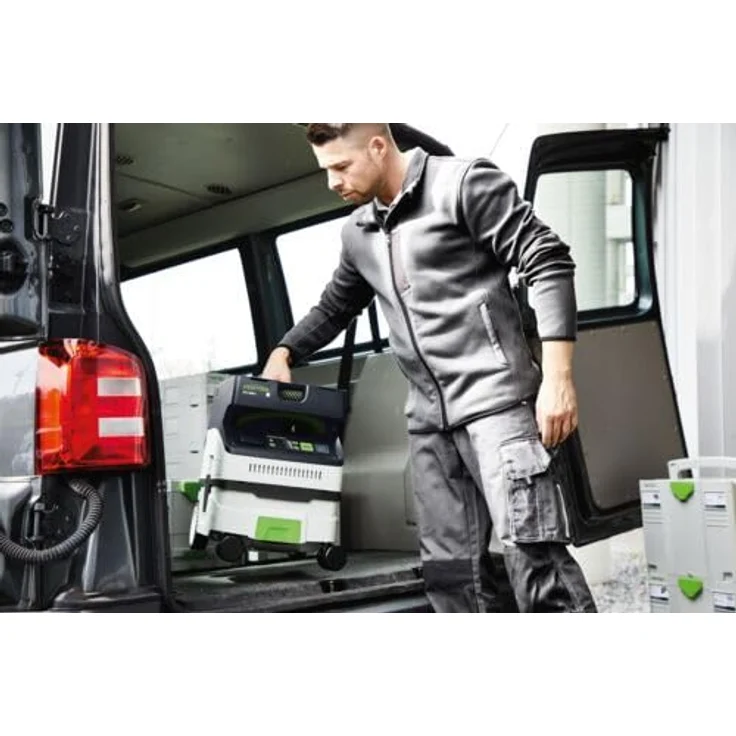 Festool Absaugmobil CLEANTEC CTL MINI I, Kompakt-Nass- und Trockensauger mit Bluetooth® Technologie und manuellem Filterwechsel, grau – Bild 7