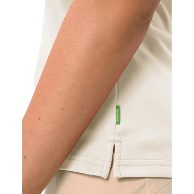 Vaude Essential Polo Shirt, Damen, Beige, Leichtes, atmungsaktives Material, geruchshemmend, Regular Fit – Bild 5