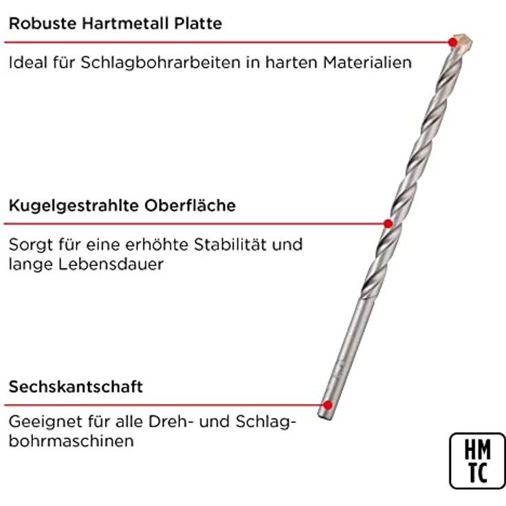 kwb Mauerdurchbruchbohrer Ø 18,0 mm 041818 (Länge 400 mm, hartmetallbestückt, nach ISO 5468) – Bild 3
