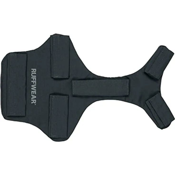 RUFFWEAR Bürstenschutz Hund Brustschutz & Hebeunterstützung für Hunde, Hunde-Brustgeschirr hinzufügen On, Hunde-Rucksack-Tragetasche Stabilisator für kleine Hunde, Basalt Grey, X-Small