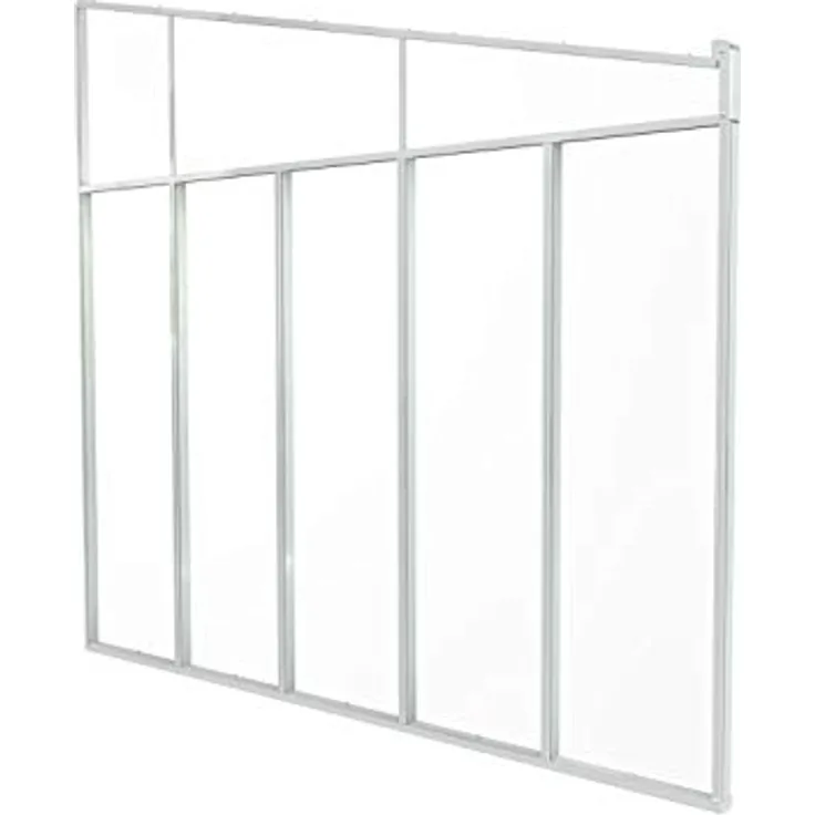 Palram Canopia Seitenwand - Kompatibel Mit Allen Terrassenüberdachungen Mit 4 Meter Tiefe, Weiß