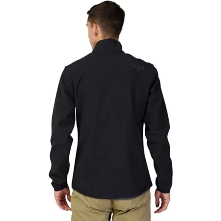Fox Ranger Fire Blk, Herren Velojacke, dreilagiges Polyester, warmes Fleece-Innenfutter, Schwarz, Größe S – Bild 2
