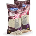 Lyra Pet® | 30 Liter Silver Cat Katzenstreu mit Aktivkohle | Duftet nach Babypuder | Feuchtigkeit Wird Absorbiert | Naturprodukt aus Bentonit | Sparsam durch Klümpchenbildung | Staubarm | Klumpstreu