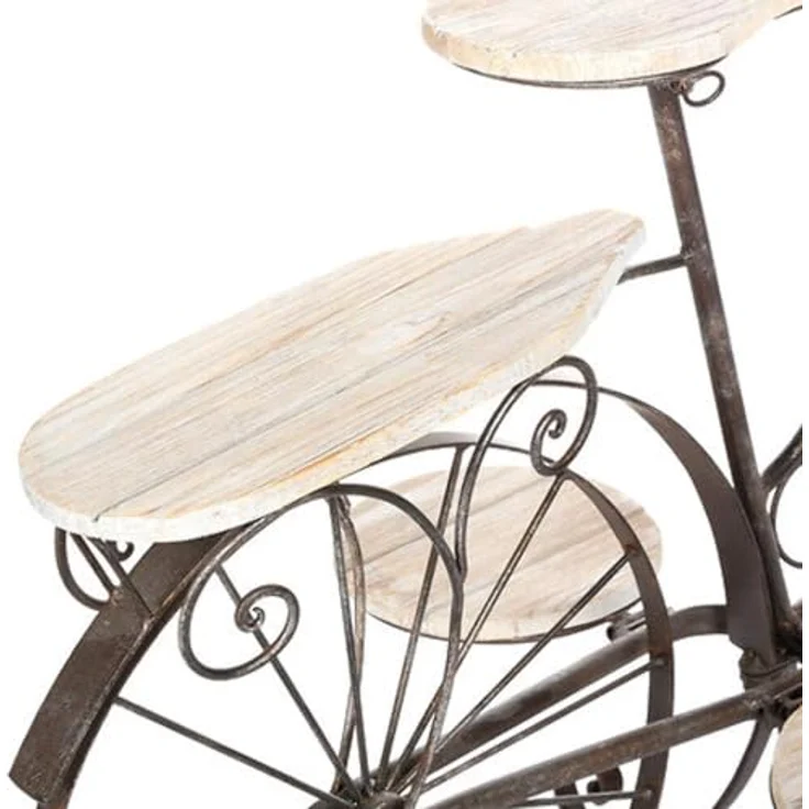 Atmosphera Blumenständer aus Metall FAHRRAD, 59 cm – Bild 5