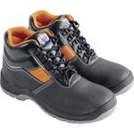 Power Safe Sicherheitsstiefel Jonas S3, rutschfeste und wasserabweisende Arbeitsschuhe, schwarz-orange