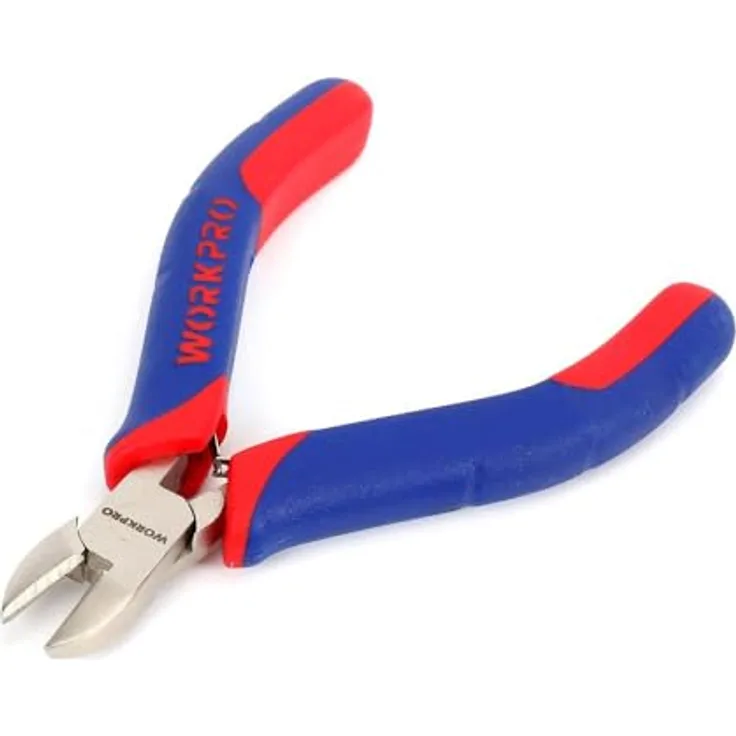 WORKPRO Miniatur-Diagonalzange, Seitenschneider, mehrfarbig, 11 cm