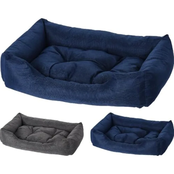 Koopman Xmas Hundebett, 61 x 45 x 12 cm, strapazierfähiges Polyester, für ruhige Erholung, beige