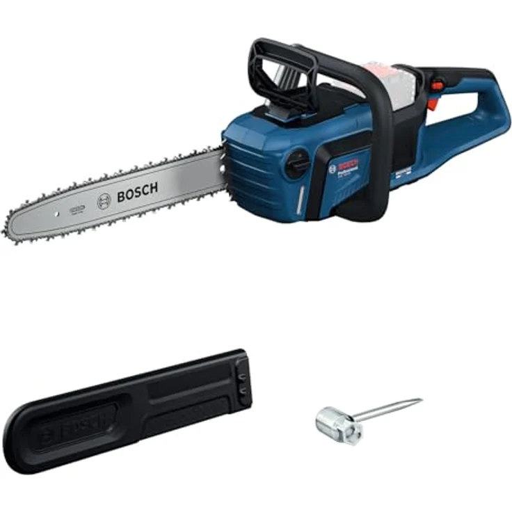 Bosch Professional Akku-Kettensäge GKE 18V-40 Solo, 40 cm Schwert, bürstenloser Motor, automatische Kettenschmierung, OptiCut-Funktion – Bild 1