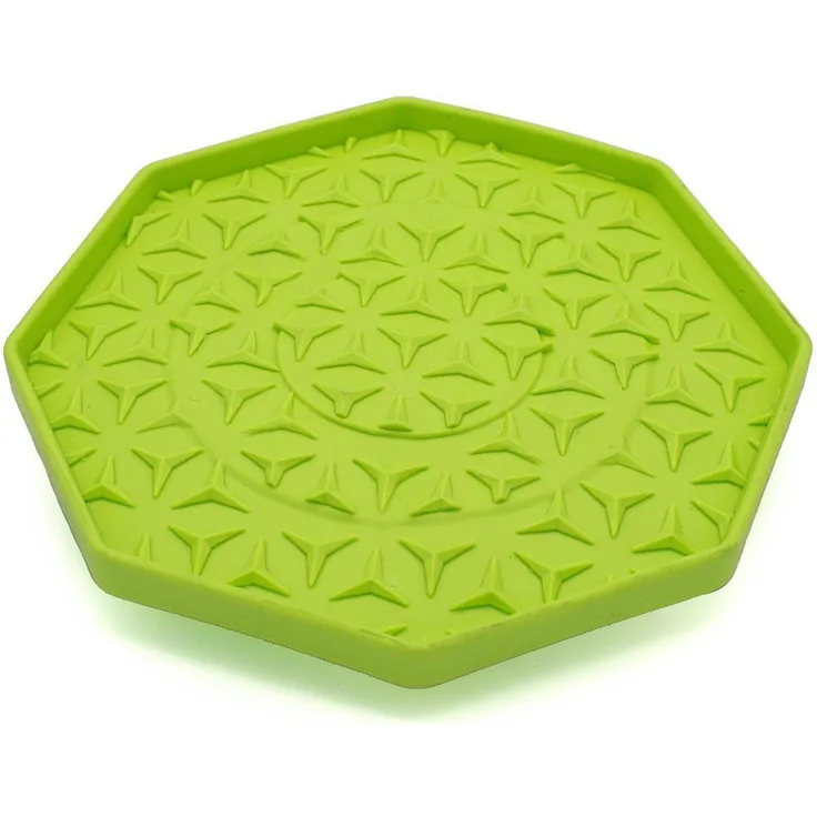 Procyon Tier-Beschäftigungsspielzeug Leckmatte LadiMat Wobbler mit Saugnapf, Silikon, für Hunde & Katzen, 25 cm