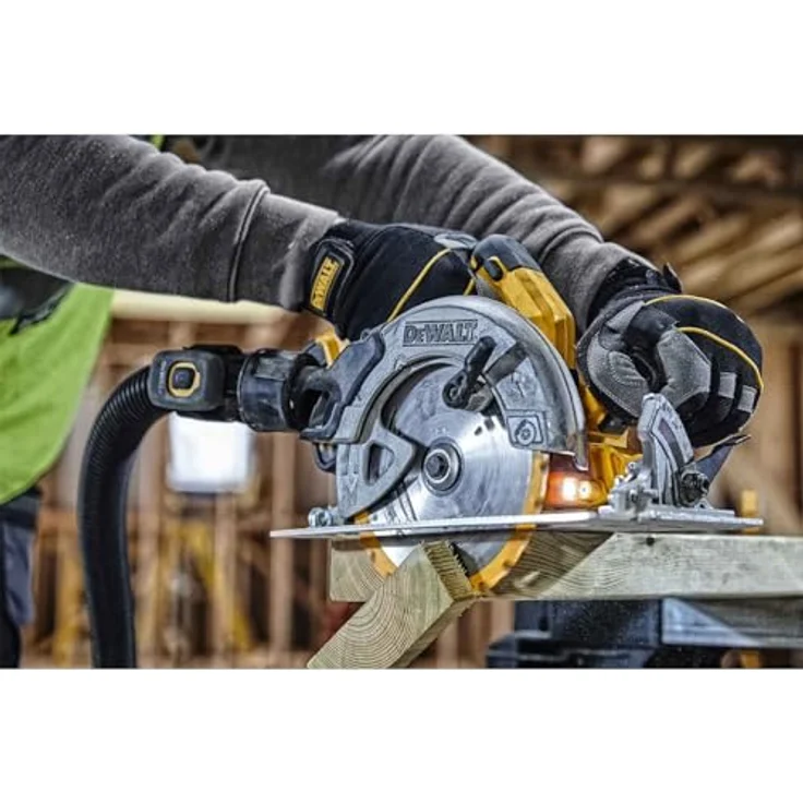 DeWalt Akku-Kombopack 18 V DCK2012P2T-QW, Handkreissäge und Pendelhub-Stichsäge mit bürstenlosem Motor, LED Arbeitslicht und AirLock System – Bild 4