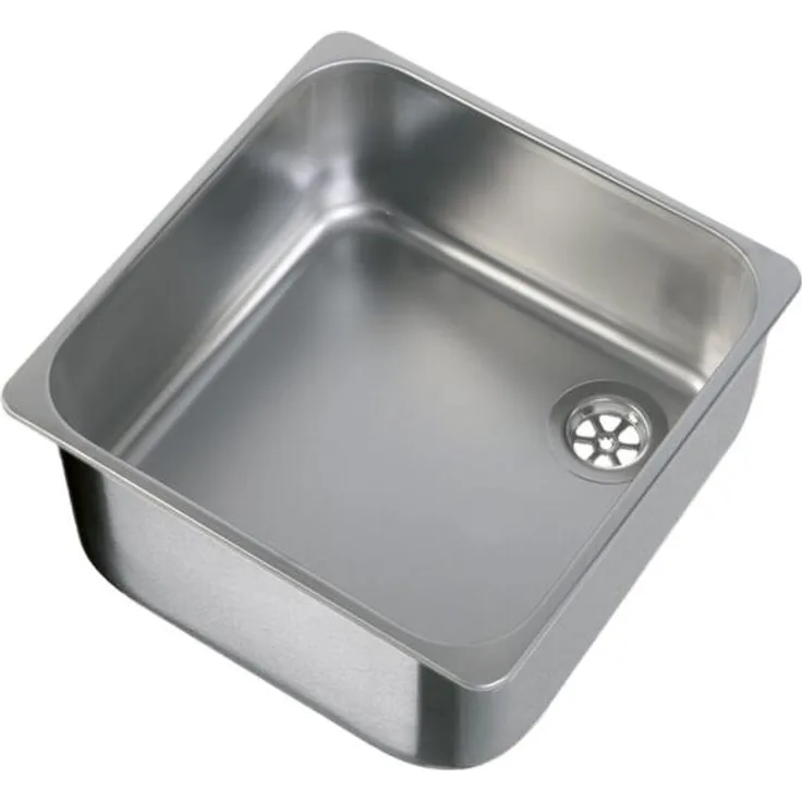 AUTRES Edelstahl-Spüle 360x360x150, langlebig mit elegantem Finish für Wohnwagen und Boote, Navy Load