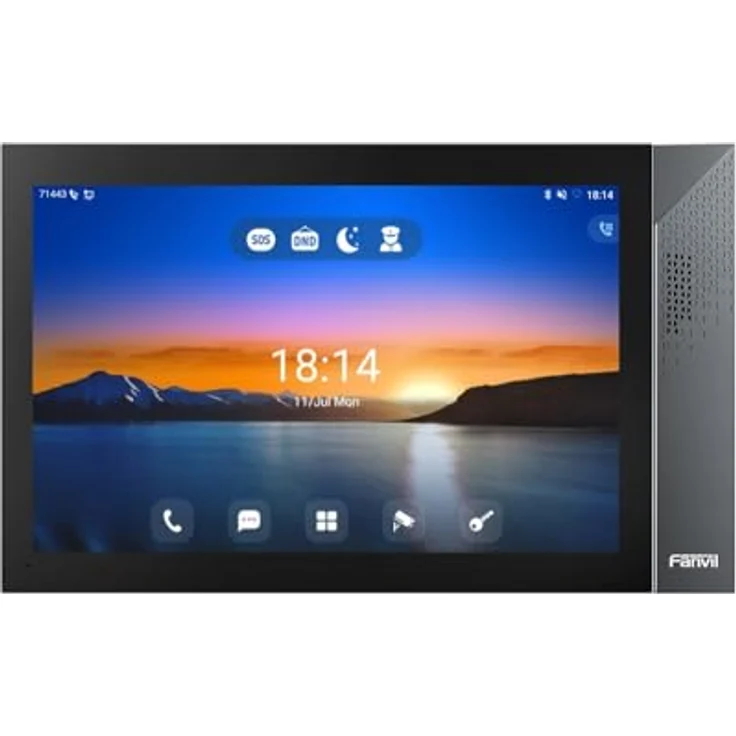 Fanvil TFE SIP Indoor Station i57A, 10,1 Zoll Farb-Touchscreen, Android 9.0, 1080P Überwachungsmonitor mit Bluetooth und WLAN – Bild 2