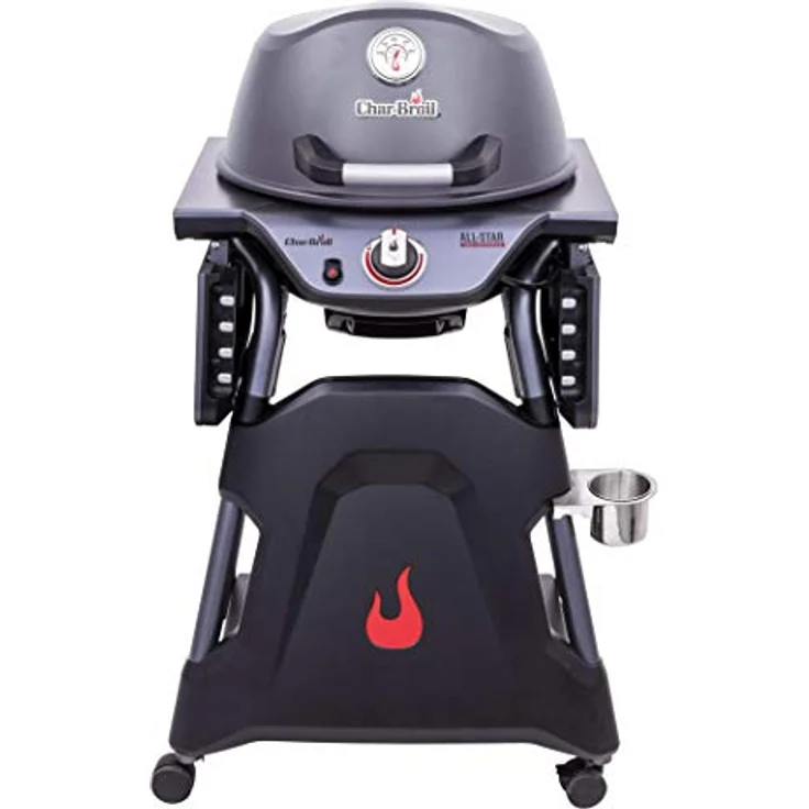 Char-Broil 125 All-Star Gasgrill, schwarz, 110 x 101 x 65 cm, mit Grillrost, mit Deckel – Bild 5