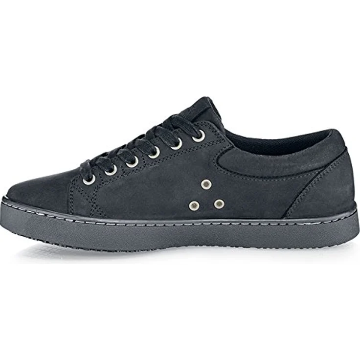 Shoes For Crews MOZO Finn Sneaker für Herren, Leder, schwarz - Sicherheitsschuh antistatisch – Bild 6