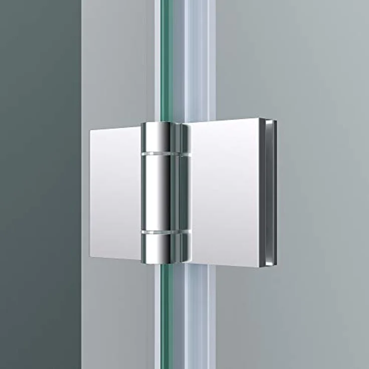 doporro 120x140 cm Design-Duschwand für Badewanne Badewannenaufsatz Duschabtrennung 6mm ESG-Sicherheitsglas inkl. NANO-Beschichtung Badewannenfaltwand – Bild 4