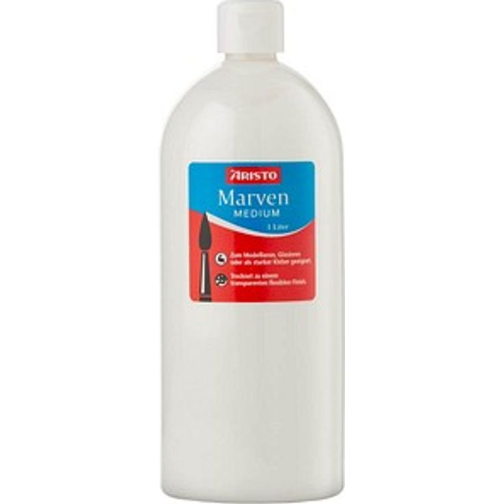 ARISTO Marven Medium Bastelkleber, lösungsmittelfrei, 1,0 l für präzise Bastelprojekte