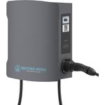 Walther Elektroauto Ladestation smartEVO duo+ (Typ 2, 22 kW, Eisenglimmergrau)