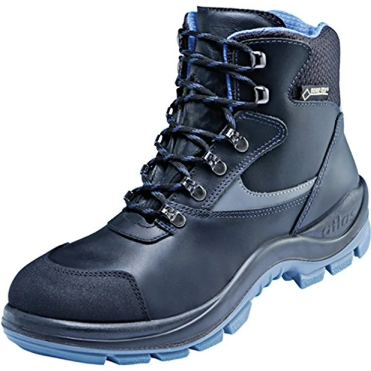 Atlas Sicherheitsschuh GTX 565 XP blueline ESD S3, knöchelhoch, Weite 12, Größe 44, wasserdicht und atmungsaktiv – Bild 1