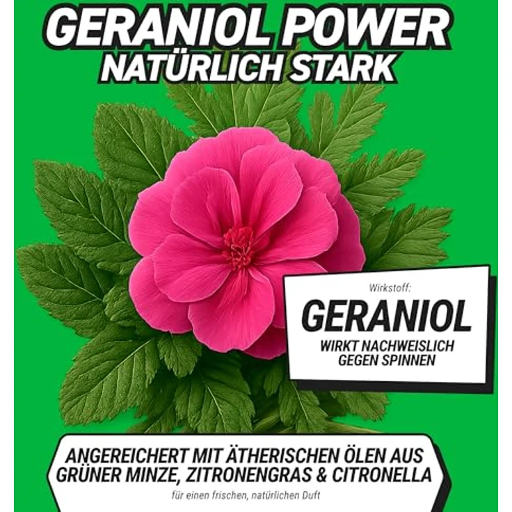 RepellShield® Spinnenspray mit Geraniol, 250 ml, natürliche Spinnenabwehr für Innen- & Außenanwendung – Bild 3
