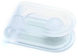 RIDDER Duschvorhangklammer FixIt, 2 Stück transparent