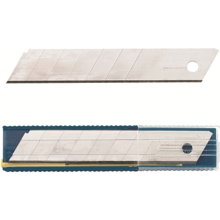 Scorprotect ® Abbrechklingen für Cuttermesser 18 mm ca. 0,50 mm im Spender