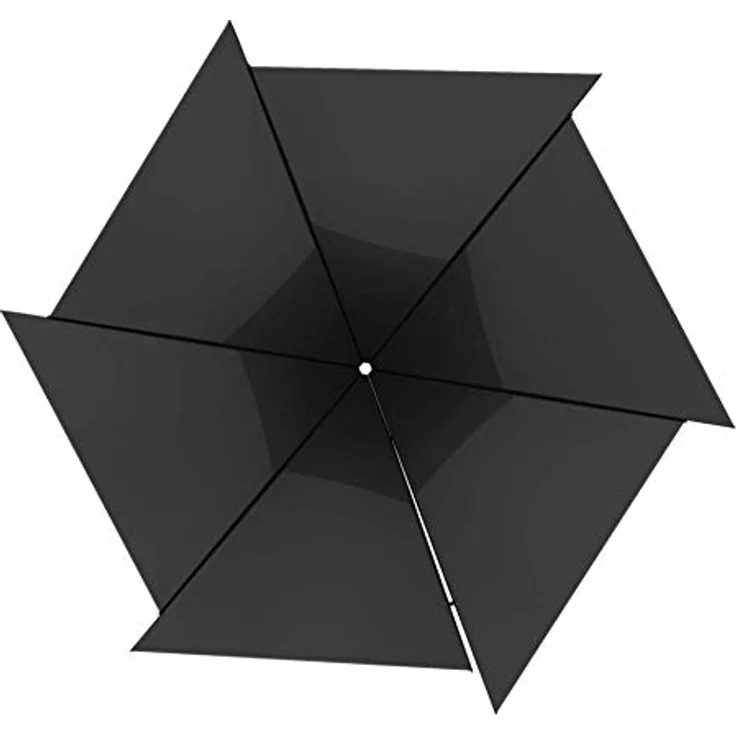 Kratki Fire Hex Gartenfeuerschale mit Standfuß, freistehend, sechseckig, Abmessungen B57,2 x L66 x H41,9 cm, Gewicht 17,7 kg, aus robustem, hitzebeständigem Stahl – Bild 3