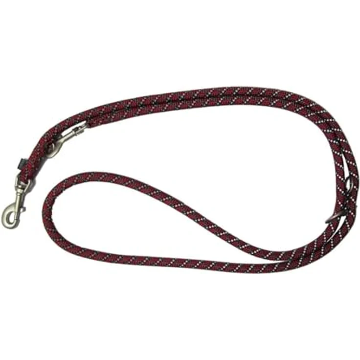 Wolters Everest-Tauprogramm Führleine extra lang 300 cm x 1,3 cm, rot/schwarz, strapazierfähig aus Nylongewebe für Hunde und Hundesport – Bild 2