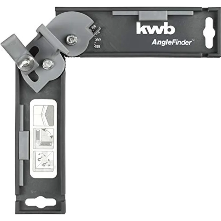 kwb Winkelmesser kwb 061400 Winkelschmiege, Winkelhalbierer inklusive, mit Anschlagplatten – Bild 2