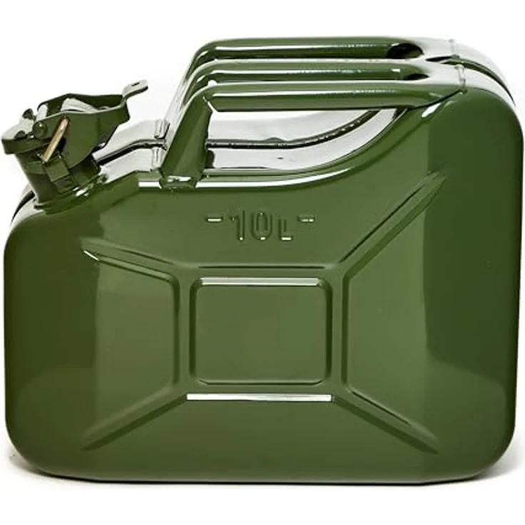 BW® Kraftstoffkanister Metall 10 Liter, olivgrün RAL 6003, TÜV-geprüft, UN-zugelassen, robuste und korrosionsbeständige Konstruktion – Bild 4