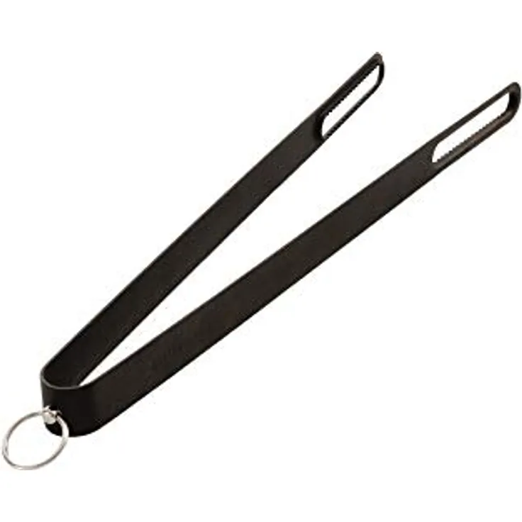 Morsø Feuerzange – hochwertige Designer-Kaminzange, lange Feuerholzzange für Lagerfeuer, Feuerschalen und Kaminöfen (52 x3cm) in pulverbeschichteten Stahl