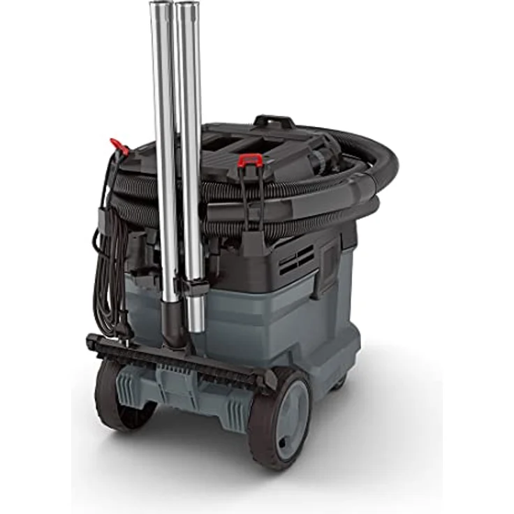 MENZER Industriesauger Sicherheitssauger VCH 530 PRO, Staubklasse H, 30 Liter, professioneller Nass- und Trockensauger mit automatischer Filterabreinigung, 1.380 Watt Motor, antistatische Ausrüstung, schwarz – Bild 3