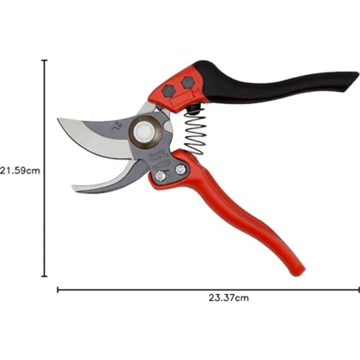 Bahco PX-M2 Rebschere mit festem Griff Schneidkopfgröße 2, Mehrfarbig, 28x28x18 cm Linkshänder mittelgroß – Bild 3