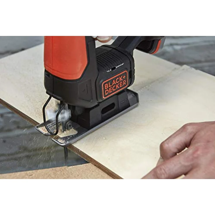 Black & Decker BDCJS12N Akku-Stichsäge (12 V, mit Sägeblasfunktion, hohe Laufruhe & vielseitig einsetzbar mit werkzeuglosem Sägeblattwechsel, inkl. 1 Holzsägeblatt, ohne Akku und USB-Ladekabel) – Bild 6