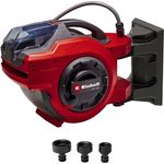 Einhell Schlauchtrommel GE-HR 18/30 WH Li-Solo, kraftvolle 18 V Akku-Schlauchtrommel, UV- und spritzwassergeschützt