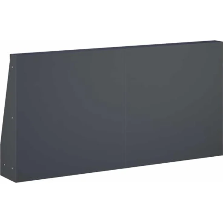 vidaXL Beetumrandung Stützmauer, 4 Stück, 40 x 12 x 40 cm, wetterfester Stahl, anthrazit, modulares Design – Bild 8