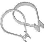 Sealskin Duschvorhang Ringe, Transparante, 3 x 4.7 x 6.6 cm