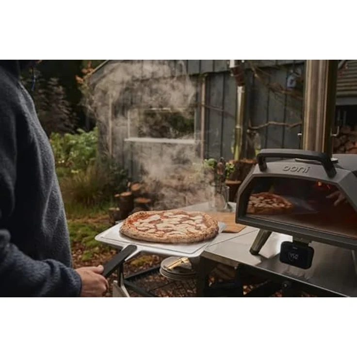 Ooni Karu 2 Pro, Multi-Brennstoff Pizzaofen mit Holz-, Holzkohle- und Gasbetrieb, optimale Temperaturkontrolle bis 500°C – Bild 5