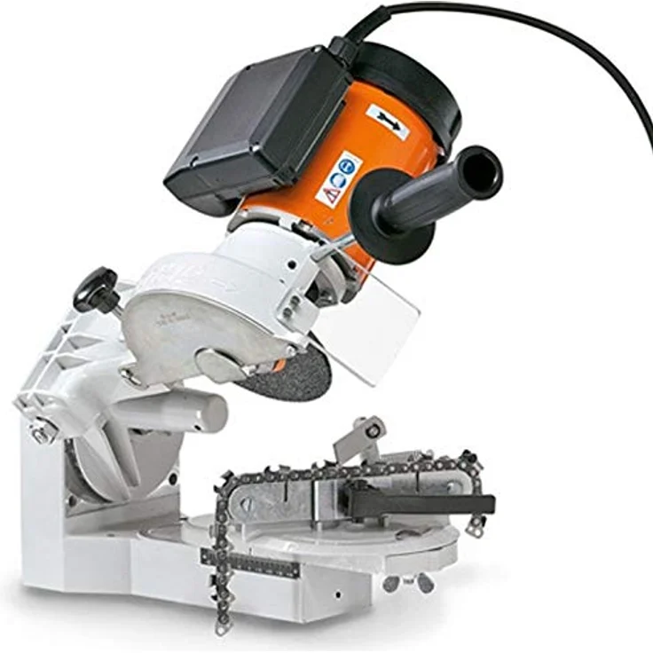 STIHL Kettenschärfgerät "USG", professionelles Schärfgerät für Oilomatic-Sägeketten, inkl. 2 Schleifscheiben und Schwenksupport – Bild 2