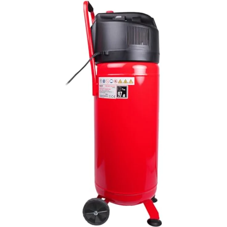 Walter Werkstatt-Kompressor 50 L, 240 l/min Ansaugleistung, 10 bar, inkl. Zubehör, kompakt und langlebig – Bild 4