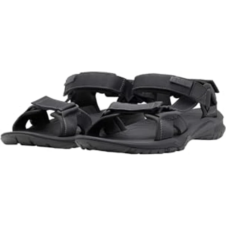Jack Wolfskin Lakewood Ride Sandal M, Sicherheitssandalen für Herren, Schwarz, (45.5) mit verstellbaren Riemen und weichem EVA-Fußbett – Bild 3