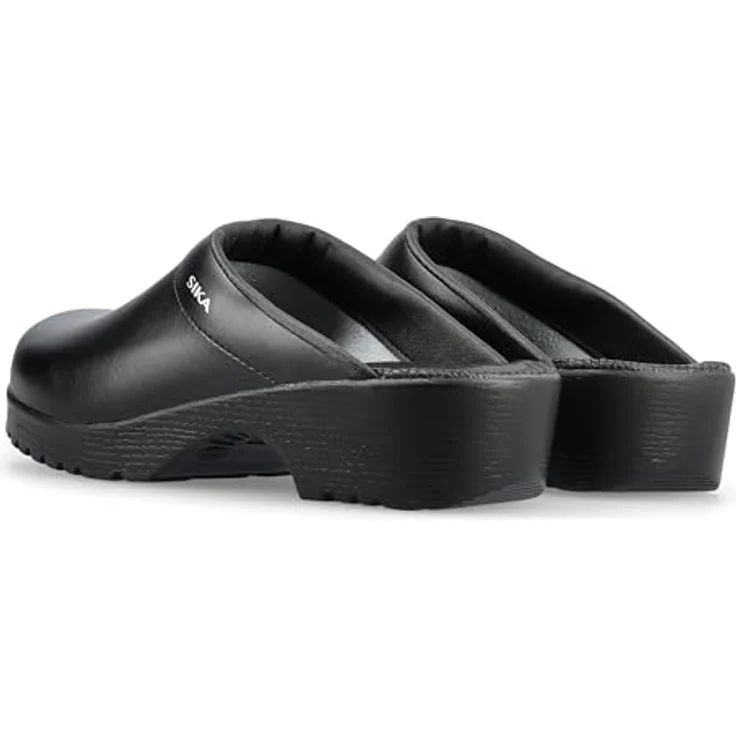 Sika Flexika offener Clog, atmungsaktives Permair® Leder, wasserabweisend, schwarz, Größe 41 – Bild 7